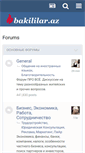 Mobile Screenshot of forum.bakililar.az